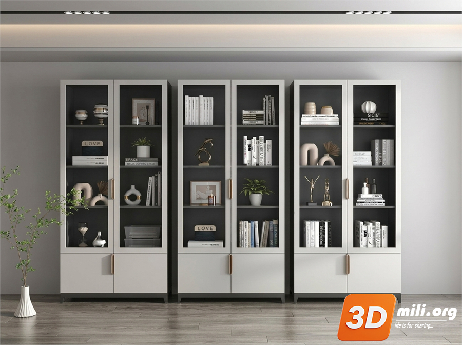 Bookcase Skp Files